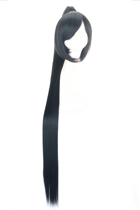 120cm schwarze gerade League Of Legends Akali Perücke CW00597