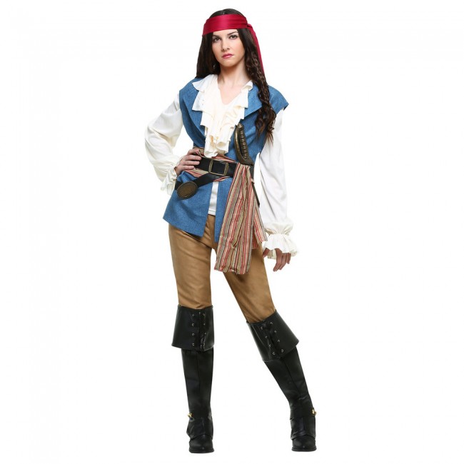 Halloween Weibliche Erwachsene Piraten Kostüm