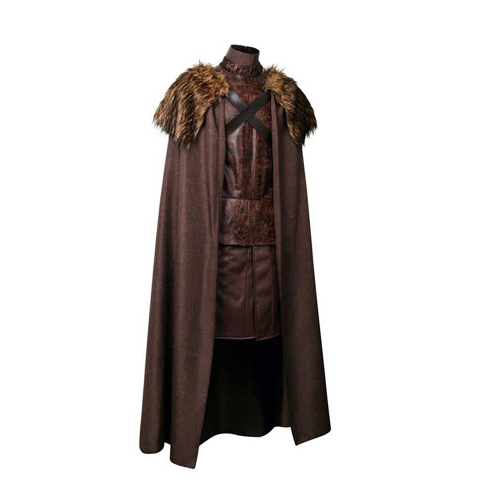 Game of Thrones Robb Stark North King Medival Knight Cloak Cosplay ...