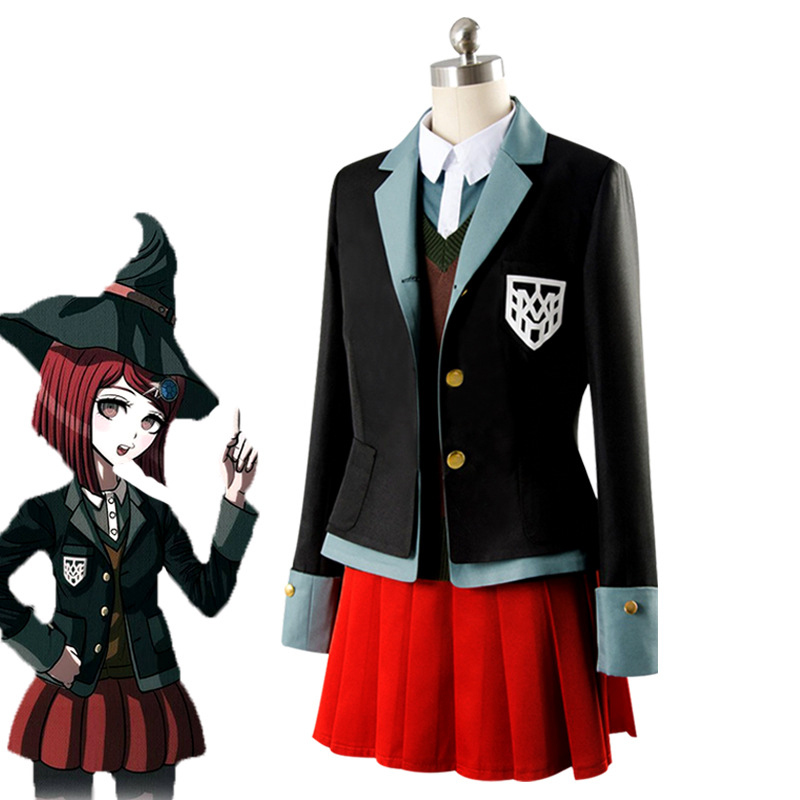 Himiko yumeno hallwöcher cosplay kostüm hutdanganronpa v3