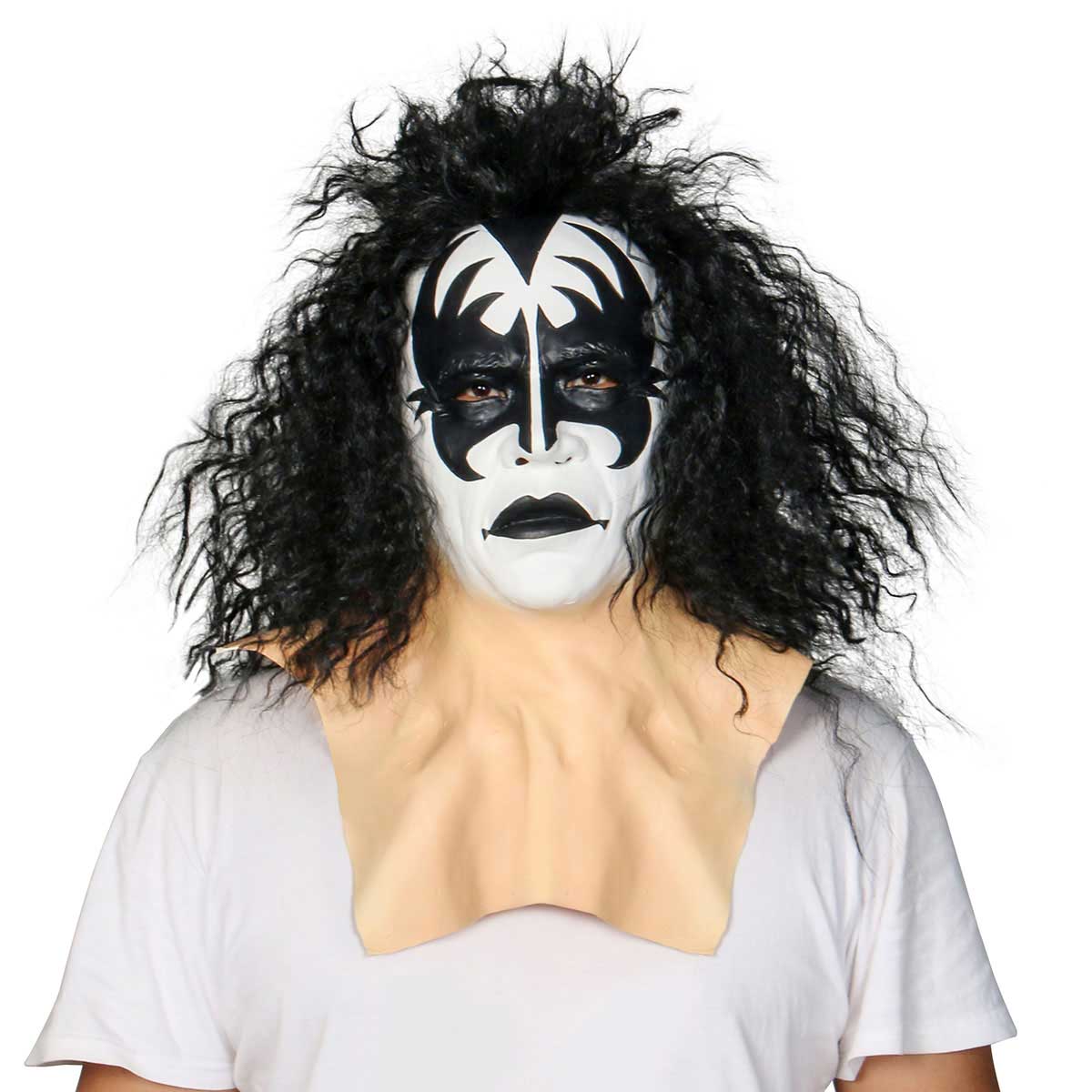 Kiss Gene Simmons Dämon Latex Halloween perücke Karneval Masquerade Zubehör prop-Takerlama Maske