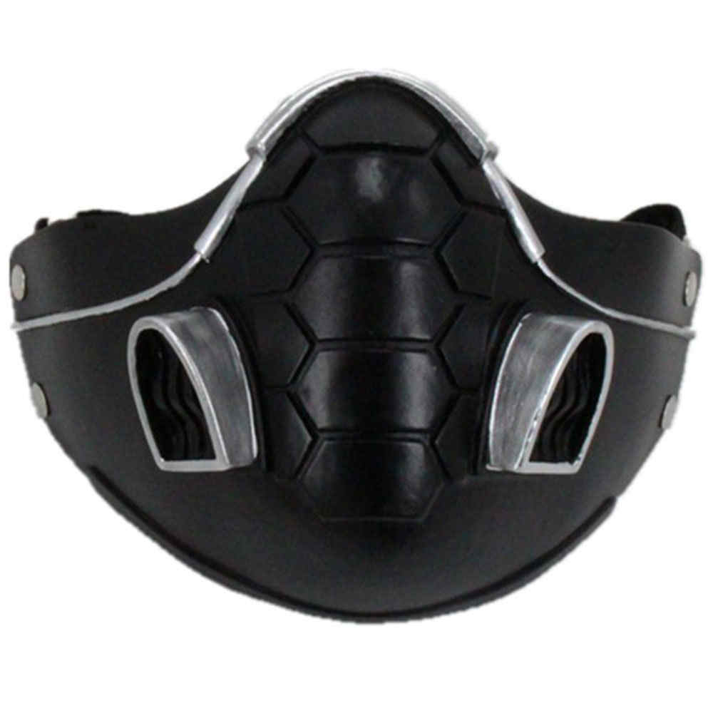 Game Valorant Viper Latex Halbgesichtsmaske Halloween Cosplay Carnival Maskerade Zubehör prop-Takerlama