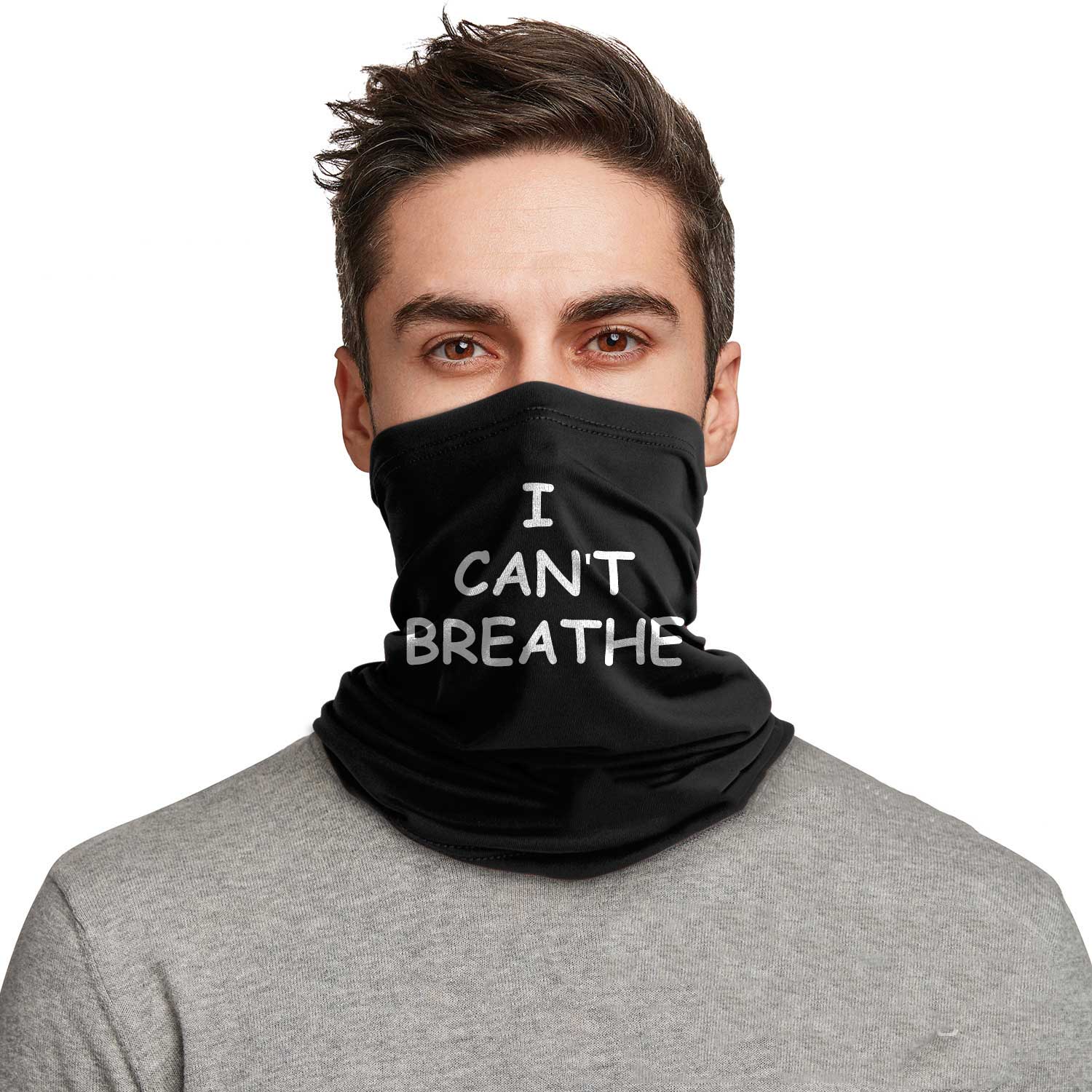 Ich kann nicht im Freien atmen Mund Maske winddicht Sport Gesichtsmaske Staubschild Schal Männer Frau Neckwärmer